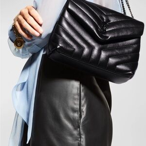 Saint Laurent Small Loulou Matelassé Shoulder Bag